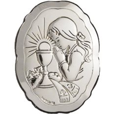 Obrazek Srebrny Pamiątka I Komunii Świętej