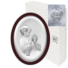Obrazek Srebrny Pamiątka I Komunii Świętej