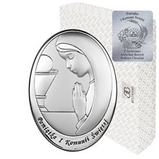 Obrazek Srebrny Pamiątka I Komunii Świętej